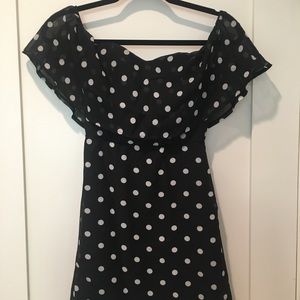 Black Polka Dot Dress